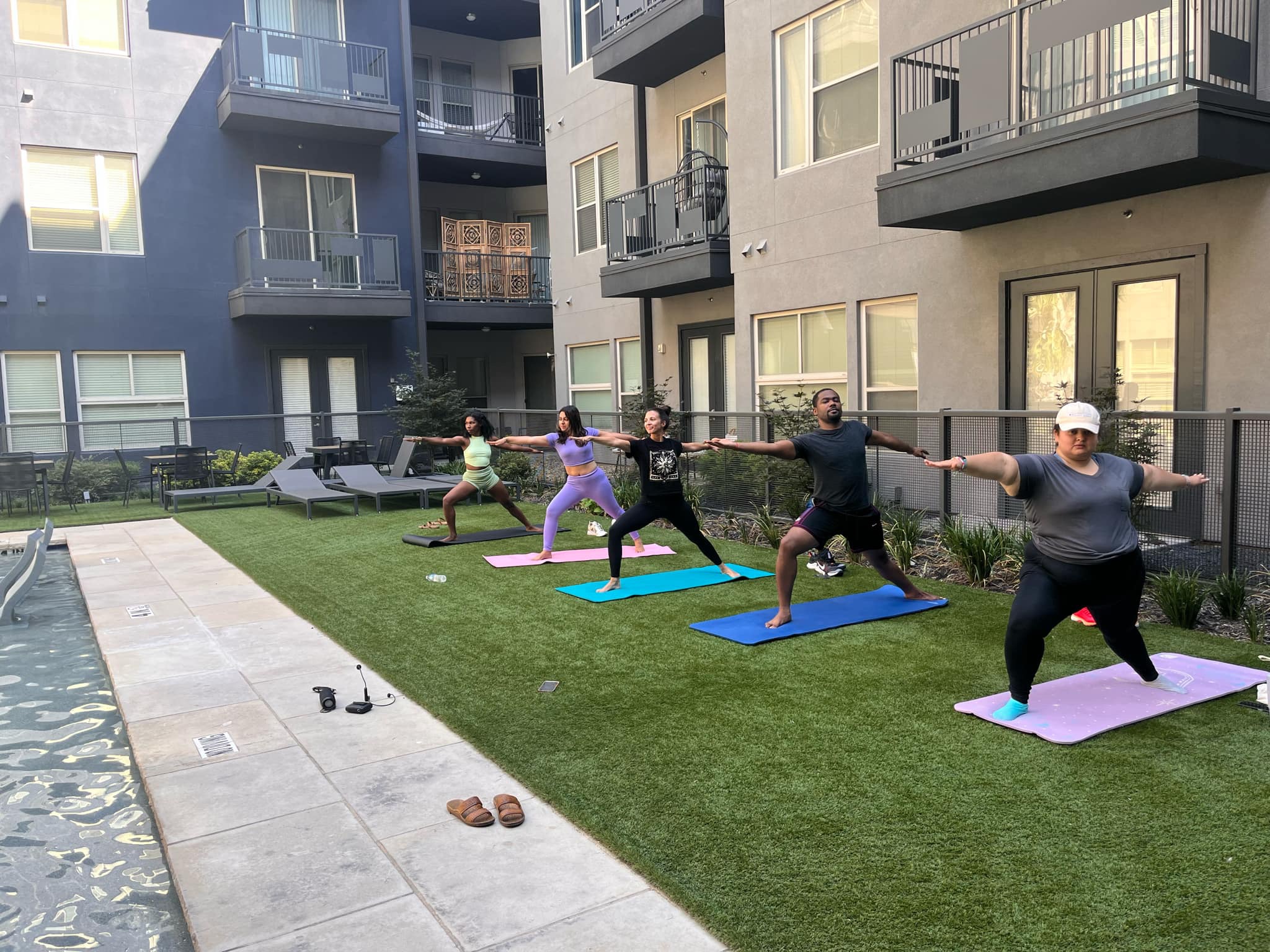Yoga class